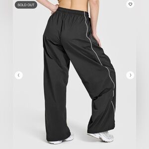 Oner Active Oversized Piped Woven Straight Leg Track Bottoms